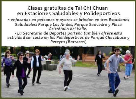 Tai Chi Chuan gratuito — Estaciones Saludables (60+)