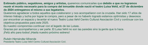 Teatro Luisa Vehil