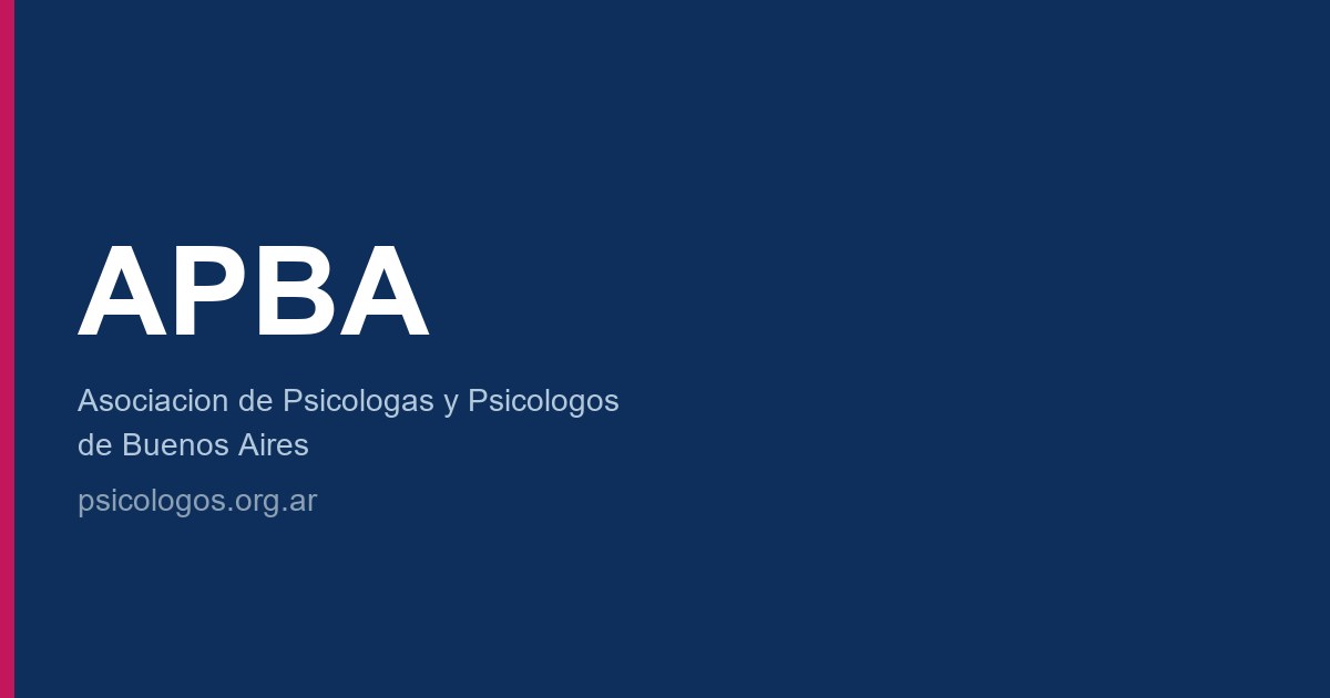 Biblioteca - Asociacion de Psicologos de Buenos Aires - Apba
